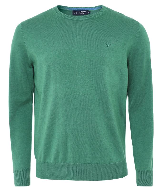 Hackett Cotton Silk Crew Neck Jumper 