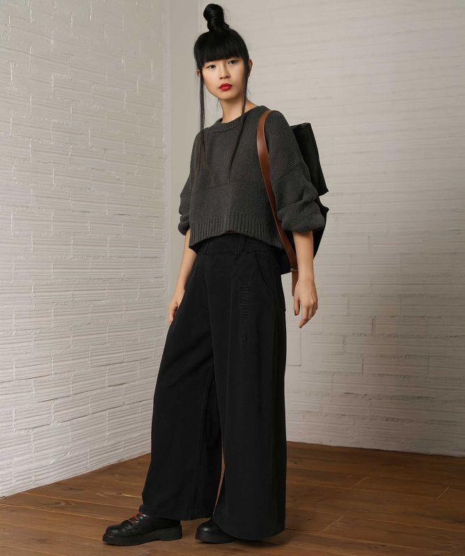 Lurdes Bergada Cropped Wool-Blend Jumper