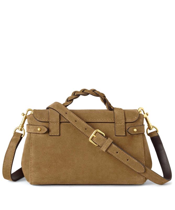 Mulberry Mini Alexa Suede Satchel Bag