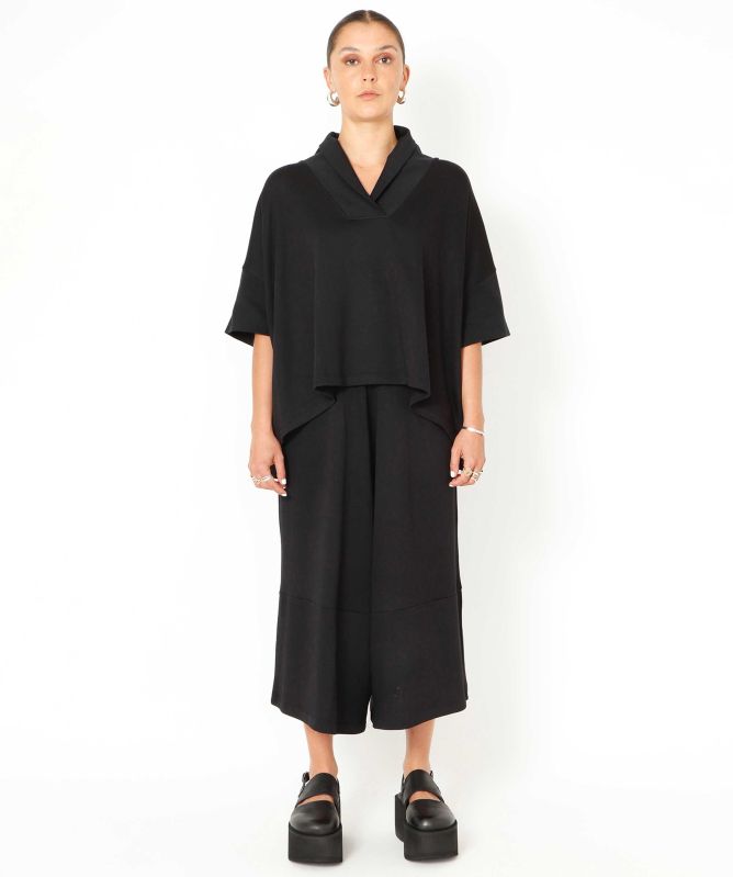 Sort Aarhus Jersey Culottes