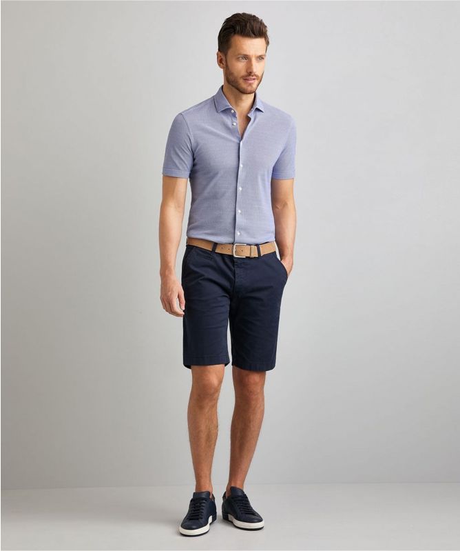 Baldessarini Micro Pattern Short Sleeve Keith M Shirt