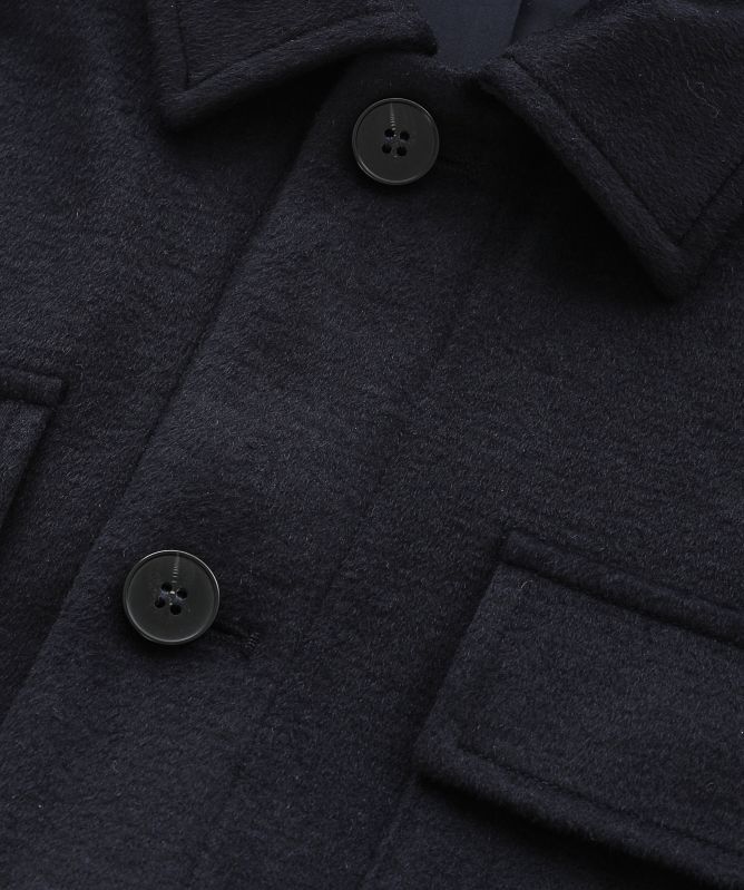 Thomas Maine Wool-Blend Overshirt