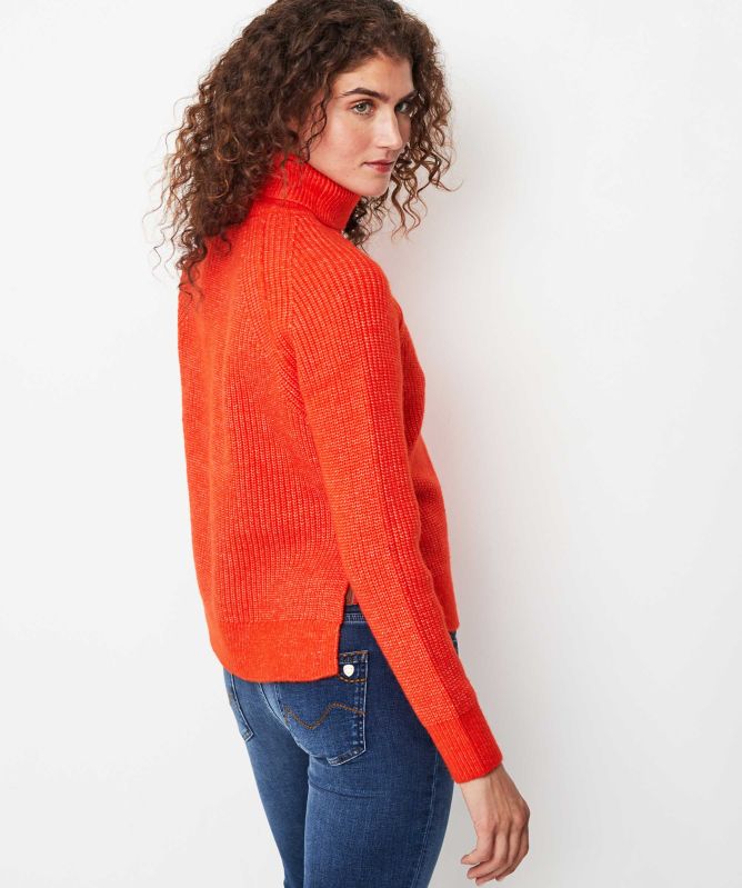 Replay Garment Dyed Roll Neck Jumper