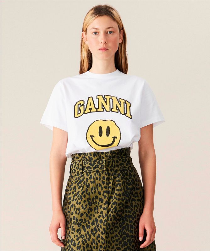 GANNI Basic Cotton Jersey T-Shirt