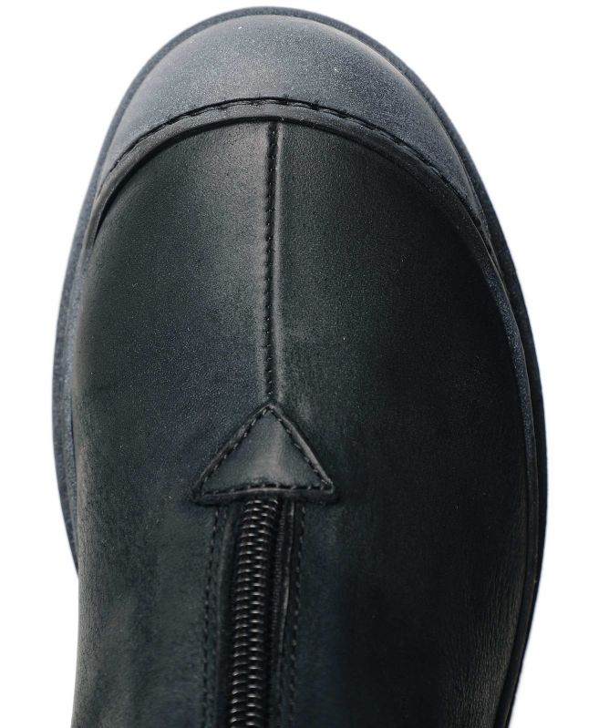 Lofina Leather Zip Front Boots