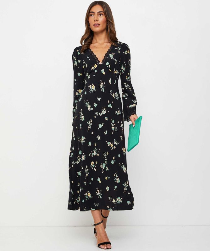 knee length dresses for ladies The Blair Midi Plaid Dress – Yourdarlingstyle main image 0