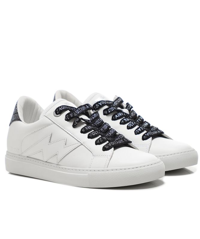 Zadig and Voltaire ZV 1747 Leather Trainers | Jules B