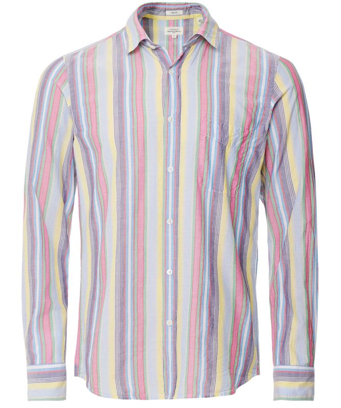 Hartford Slim Fit Striped Paul Shirt