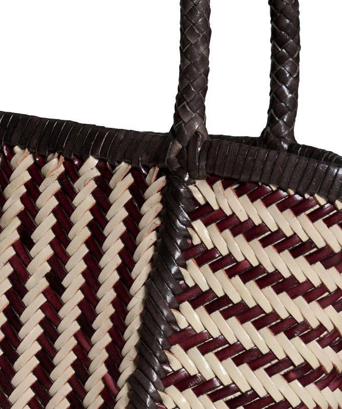 Vipera Ruby Stripes Woven Tote