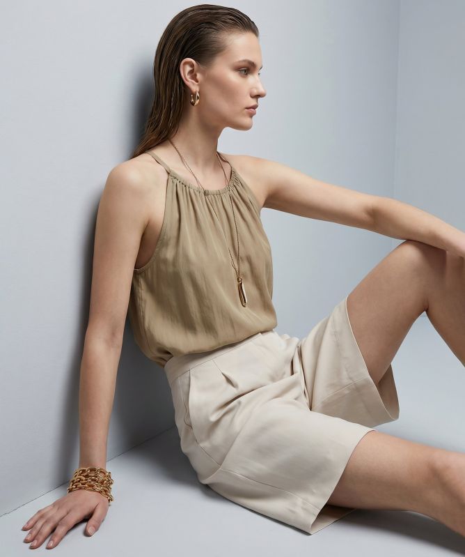 Milla Tailored Linen Shorts