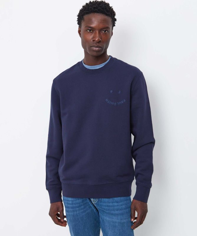 Paul Smith Dark Blue PS Happy Sweatshirt