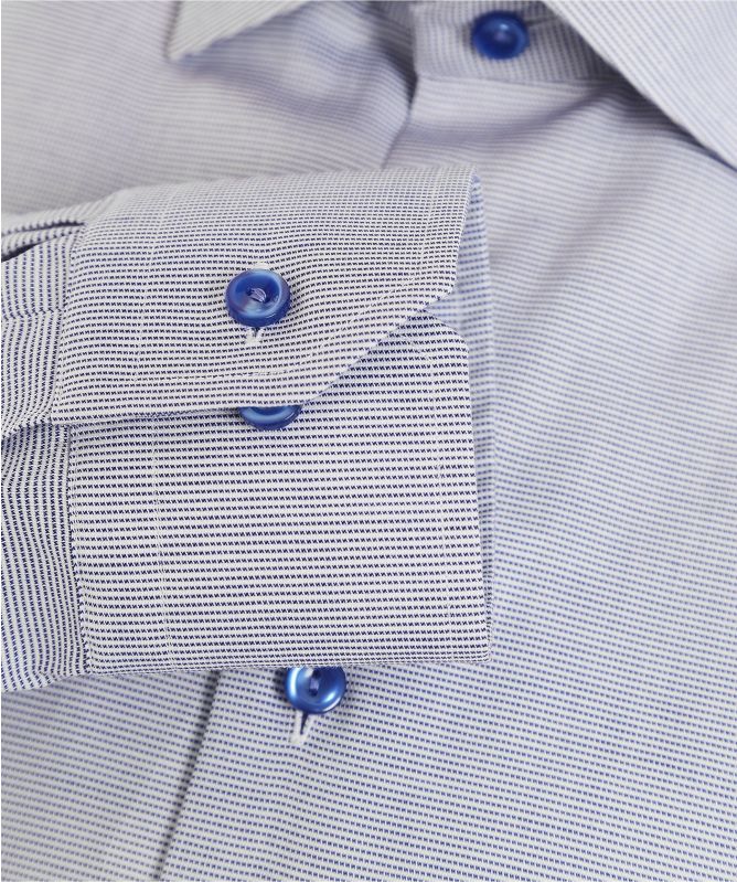 Eton Contemporary Fit Micro Stripe Shirt