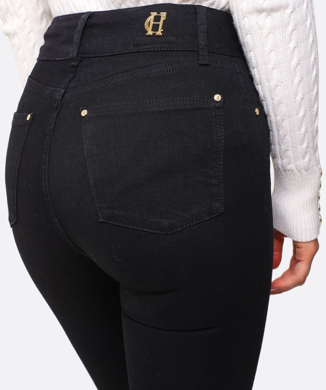 Holland Cooper High-Rise Flared Jeans