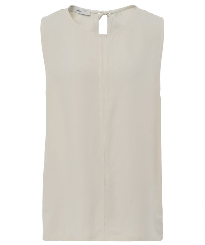 Milla Round Neck Linen Top