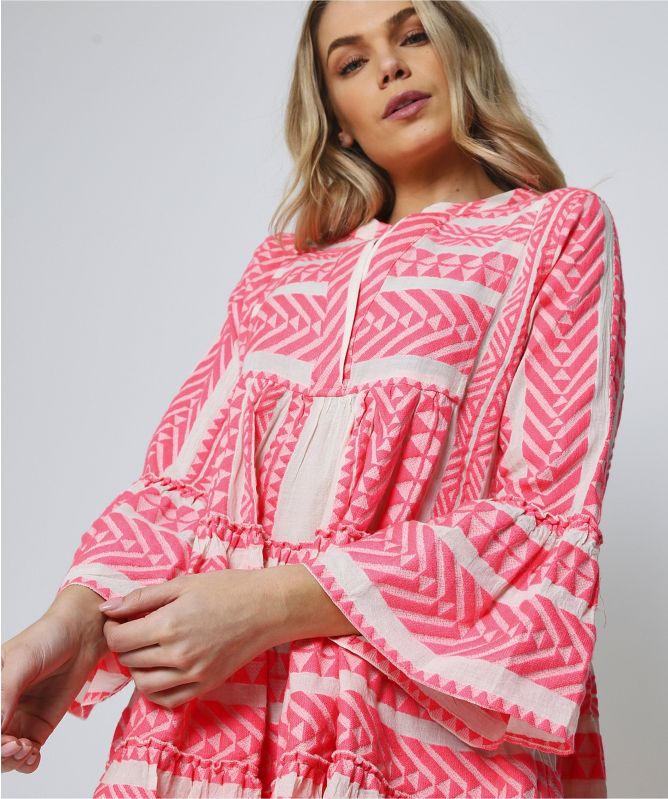 Devotion TWINS Ella Neon Embroidered Mini Dress