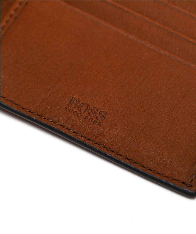 BOSS Leather Crosstown C_8 cc Wallet