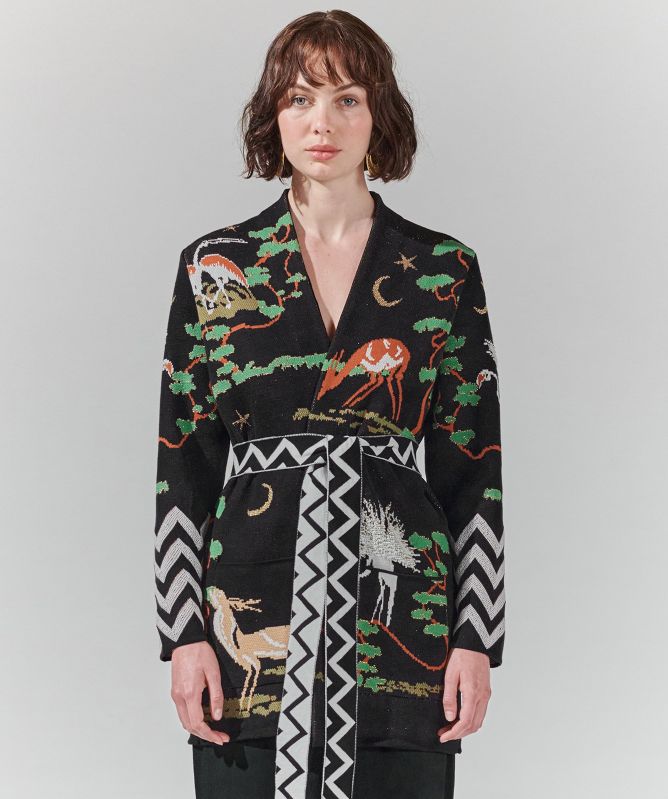 Hayley Menzies Memories of Utopia Jacquard Cardigan | Jules B