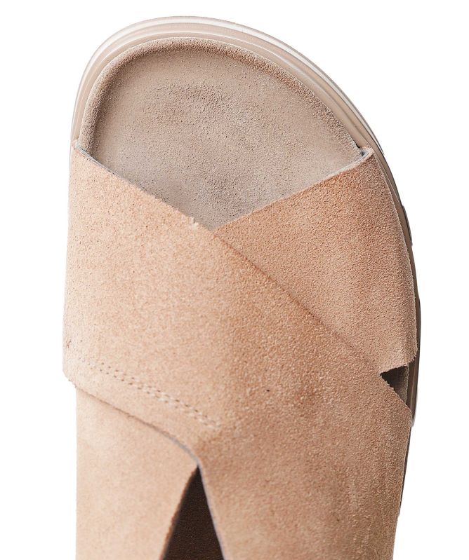 Lofina V Front Suede Sandals