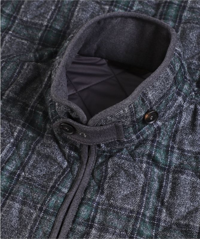 Waterville Water-Repellent Tartan Wool Theo Gilet