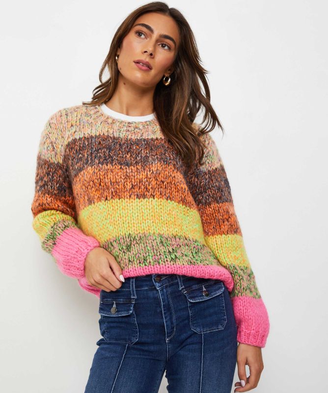 Dawn X Dare Mohair Gigi Rainbow Jumper