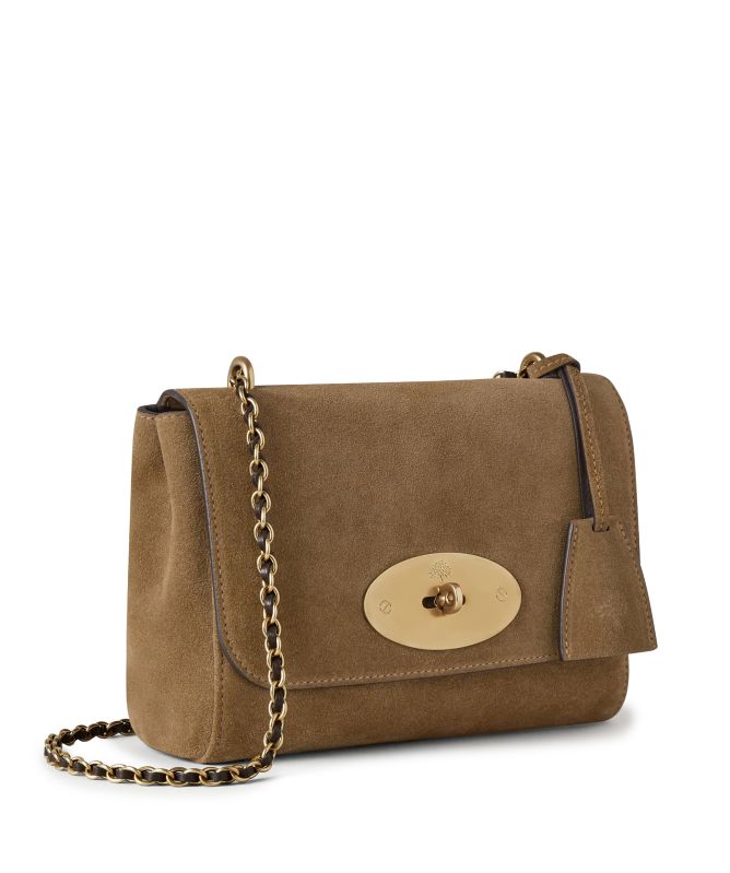 Mulberry Lily Suede Crossbody Bag