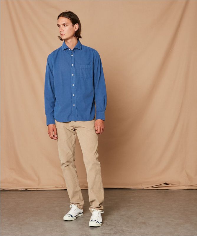 Hartford Regular Fit Corduroy Paul Shirt