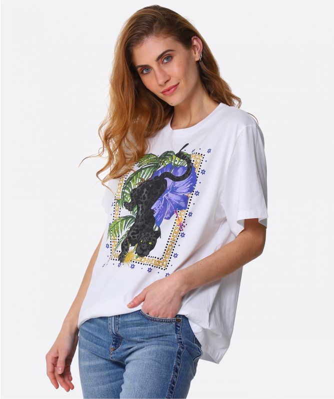 Hayley Menzies Pima Cotton Panther T-Shirt