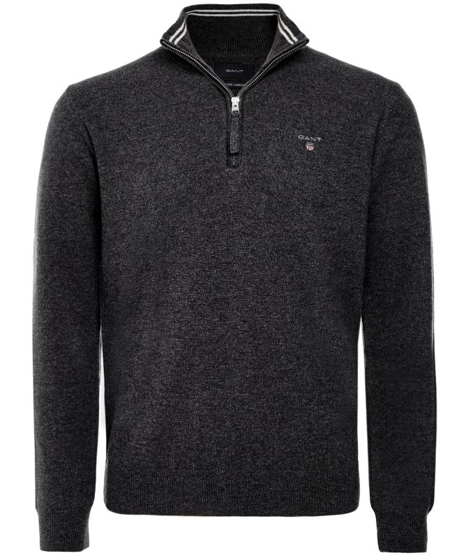 Superfine Lambswool Half-Zip Jumper