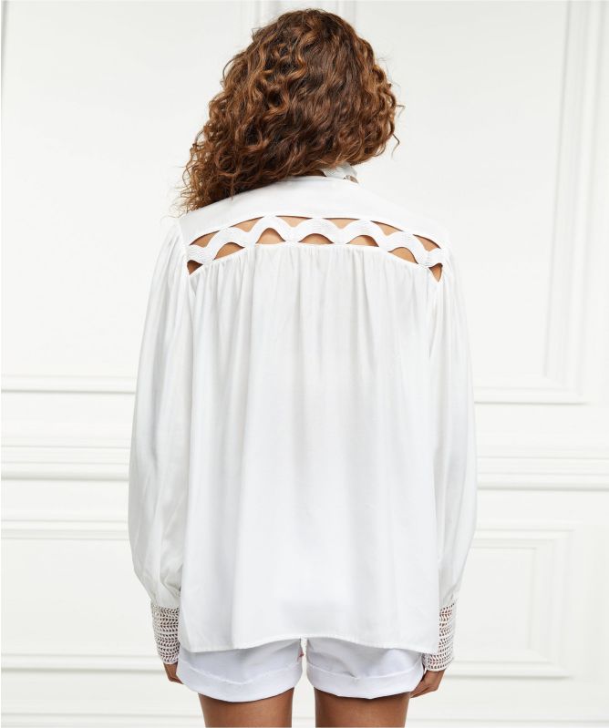 Holland Cooper Featherton Lace Shirt