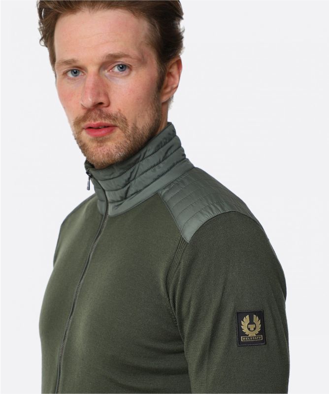 Belstaff Merino Wool Kelby Zip Cardigan