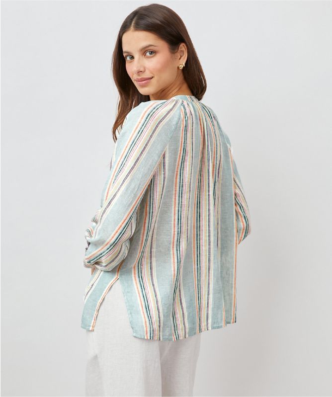 Rails Linen Striped Brielle Shirt