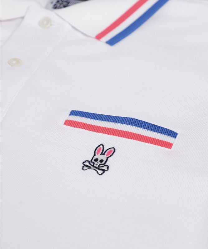 Psycho Bunny Pima Cotton Reardon Pocket Polo Shirt
