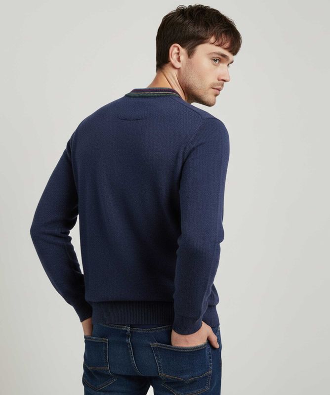 Paul Smith Merino Stripe Collar Jumper
