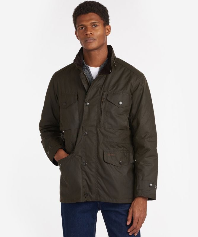 Barbour Sapper Wax Jacket at Jules B