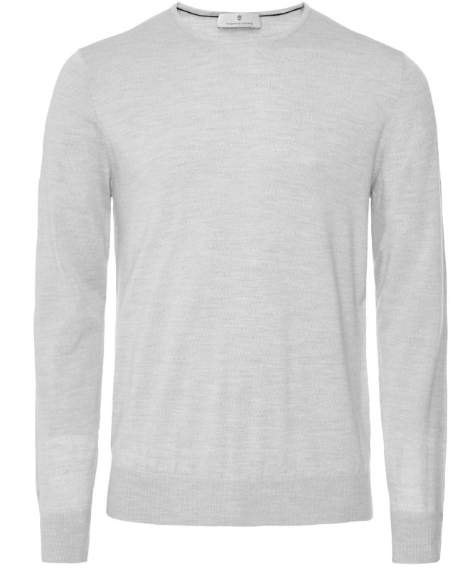 Thomas Maine Merino Wool Crew Neck Jumper