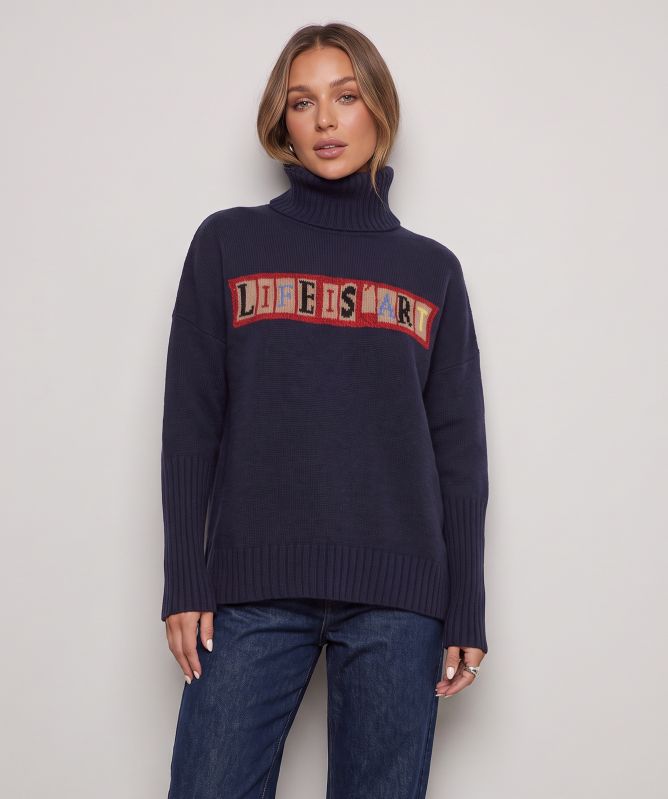 Eddy and Ivy Art Merino Cashmere Jumper