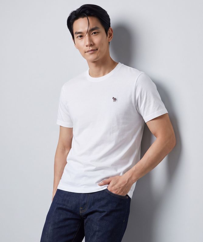 Paul Smith Cotton Zebra Logo T-Shirt