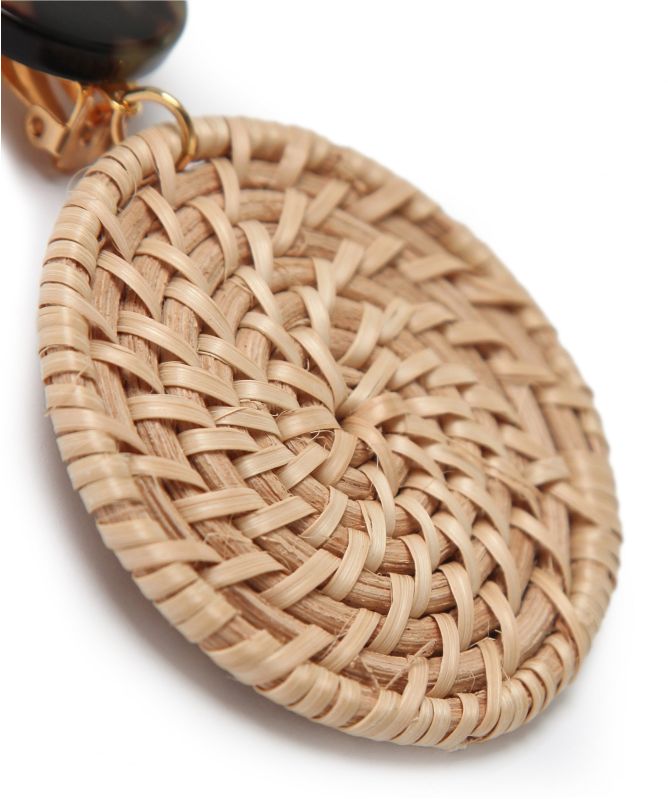 Francine Bramli Garence Circle Basket Earrings