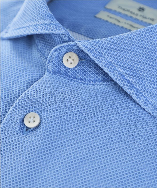 Thomas Maine Tailored Fit Washed Dobby Roma Shirt