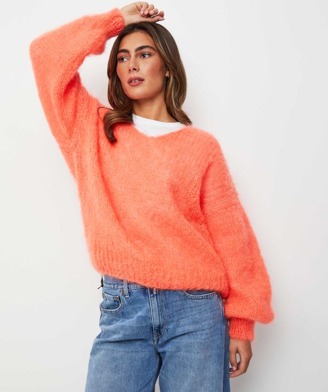 Americandreams Milana Long Sleve Mohair Knit Jumper