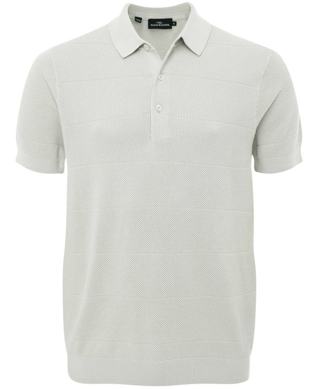 Rodd and Gunn Knitted Masons Flat Polo Shirt