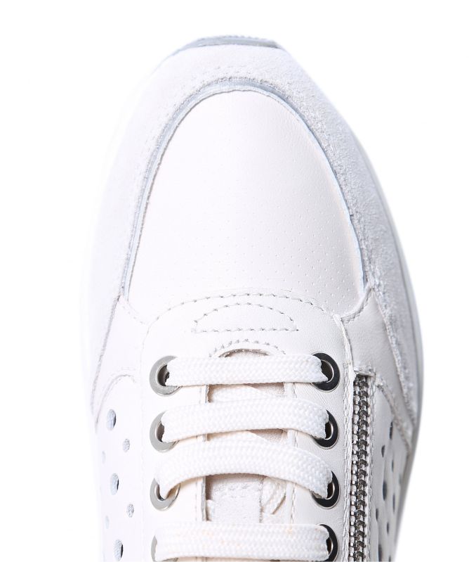 Geox Kency Leather Trainers