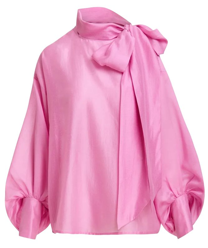 Essentiel Antwerp Karismatic Oversized Pussy-Bow Top
