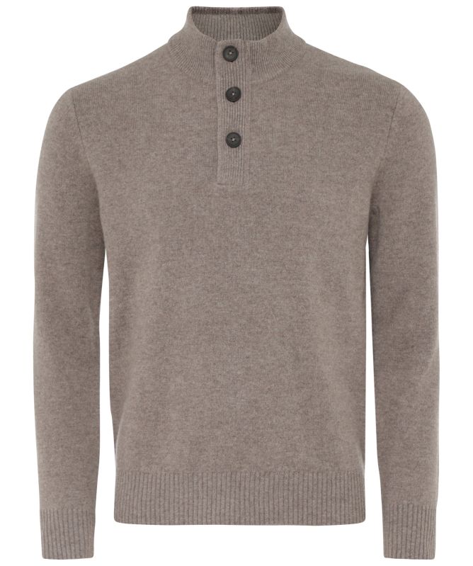 Thomas Maine Half Zip Button Jumper