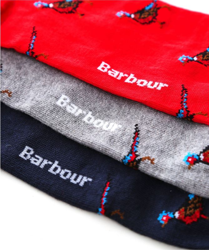 Barbour Pheasant Socks 3 Pack
