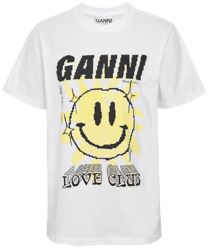 GANNI White Love Club Tee | Jules B
