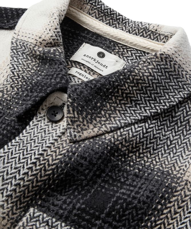 Anerkjendt Akoscar Check Wool Overshirt
