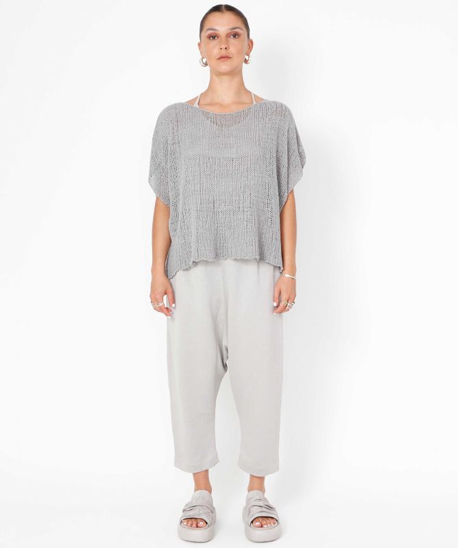 Sort Aarhus Jersey Drop Trousers