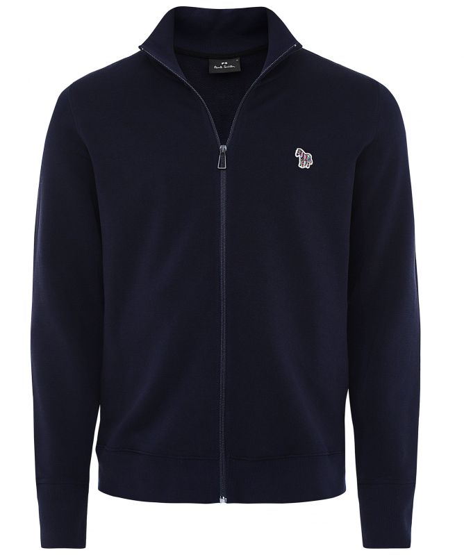 Paul Smith Organic Cotton Zip-Through Zebra Sweatshirt