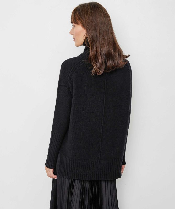 Eddy and Ivy Cashmere Merino Peace Roll Neck Jumper